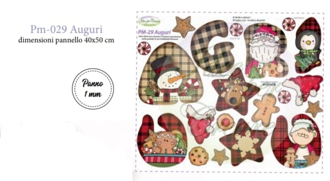 Pannello Auguri PM029 - Idee per Creare