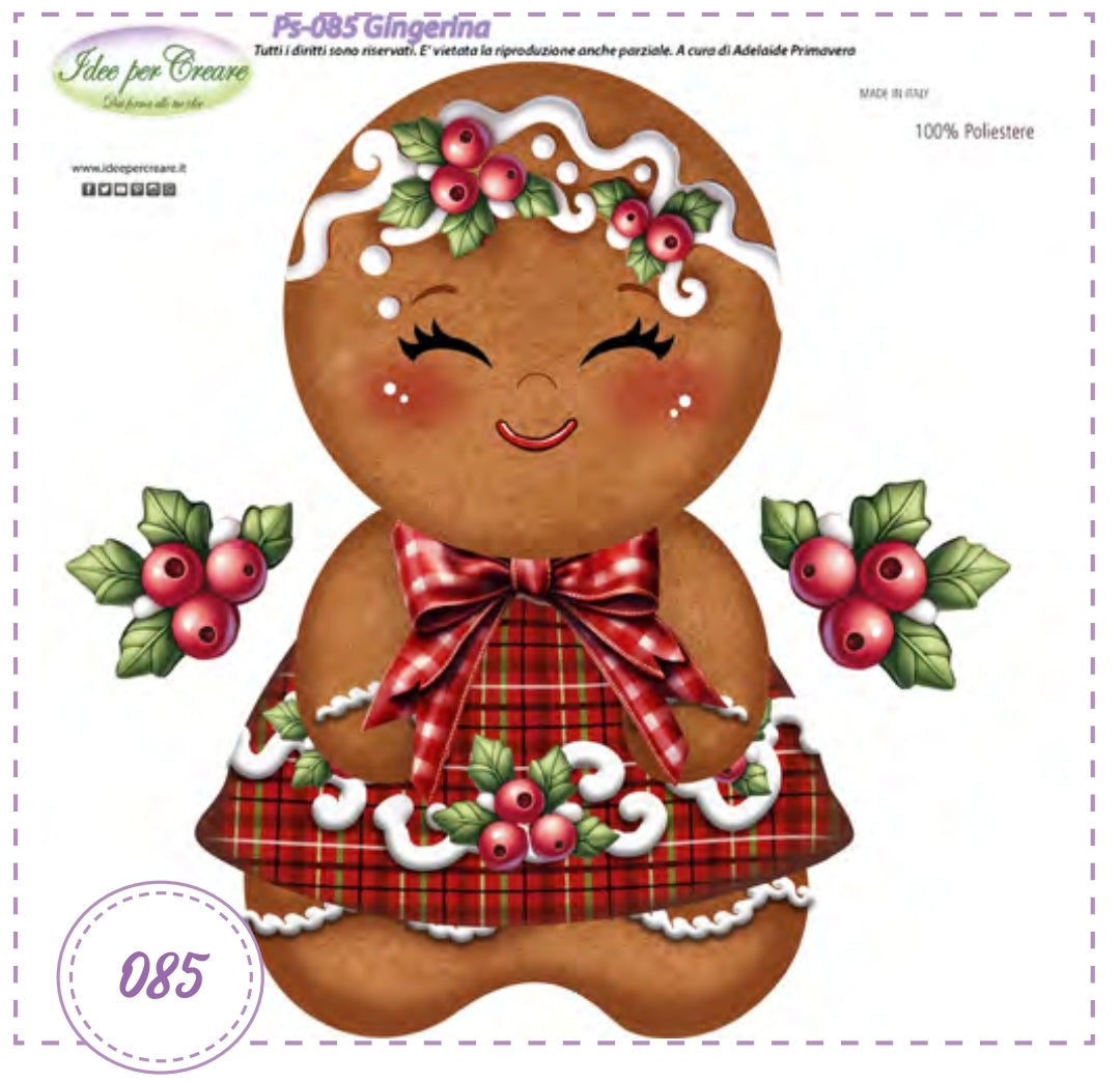 Pannello Gingerina PS085 - Idee per Creare