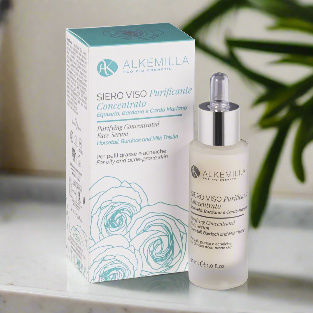 Siero Viso Concentrato Purificante per pelli grasse e Acneiche 30 ml - Alkemilla
