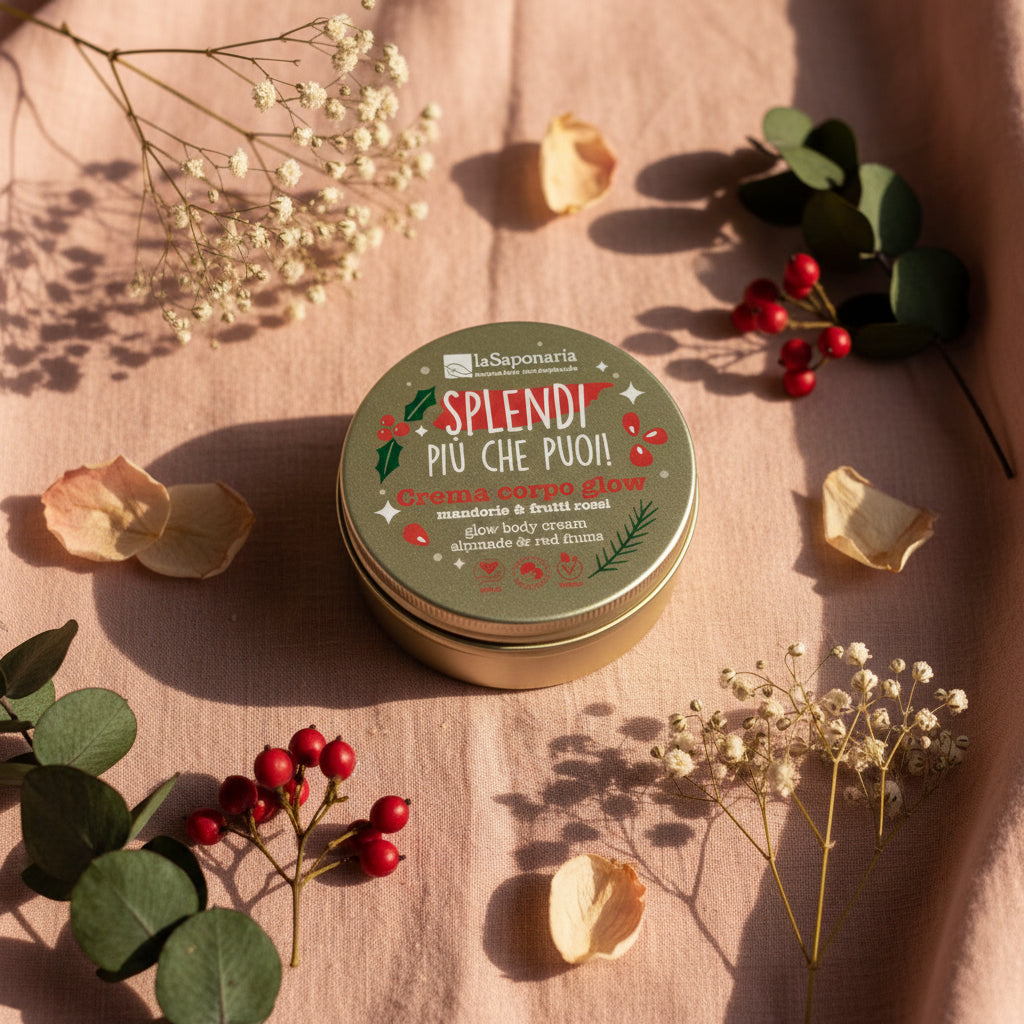 Crema corpo Glow - Mandorle & Frutti Rossi