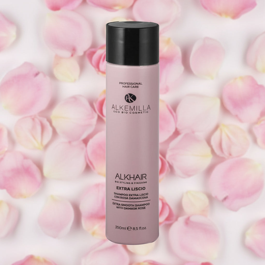 Shampoo Extra Liscio con Rosa Damascena - Alkemilla - Desideri e Follie