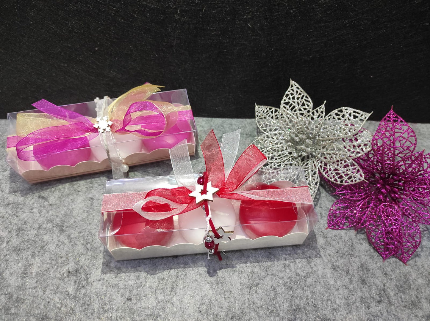 Confezione regalo 3 candele galleggianti - Desideri e Follie
