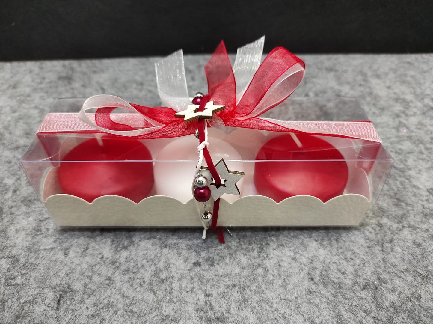 Confezione regalo 3 candele galleggianti - Desideri e Follie