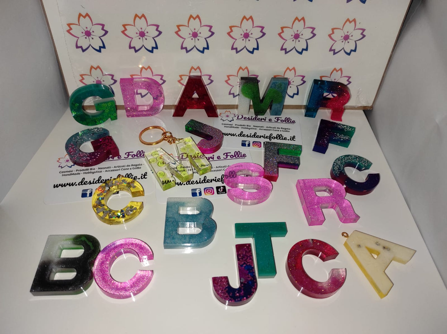 Lettere Portachiavi -Personalizzate