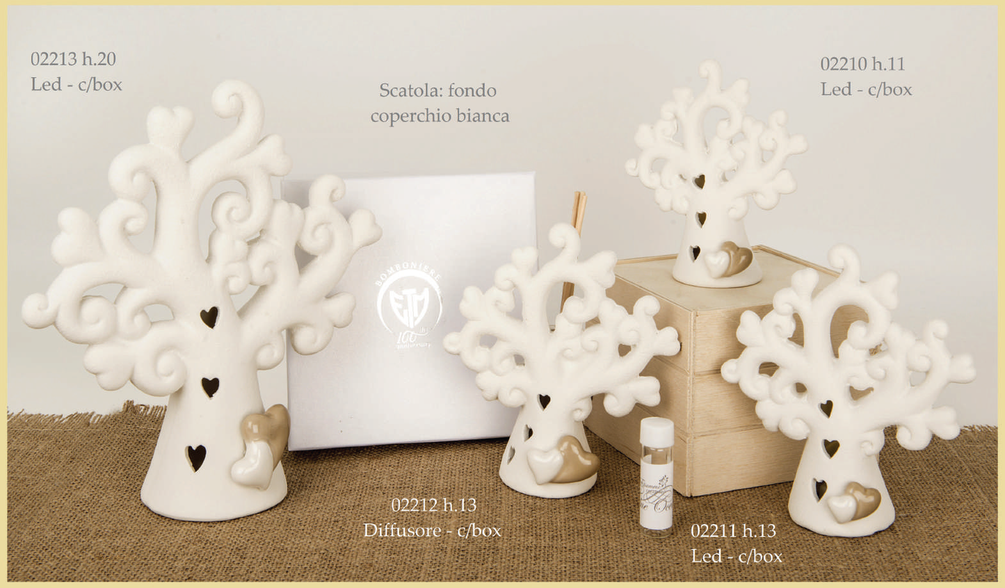 Bomboniere Collezione 2 Cuori - ETM