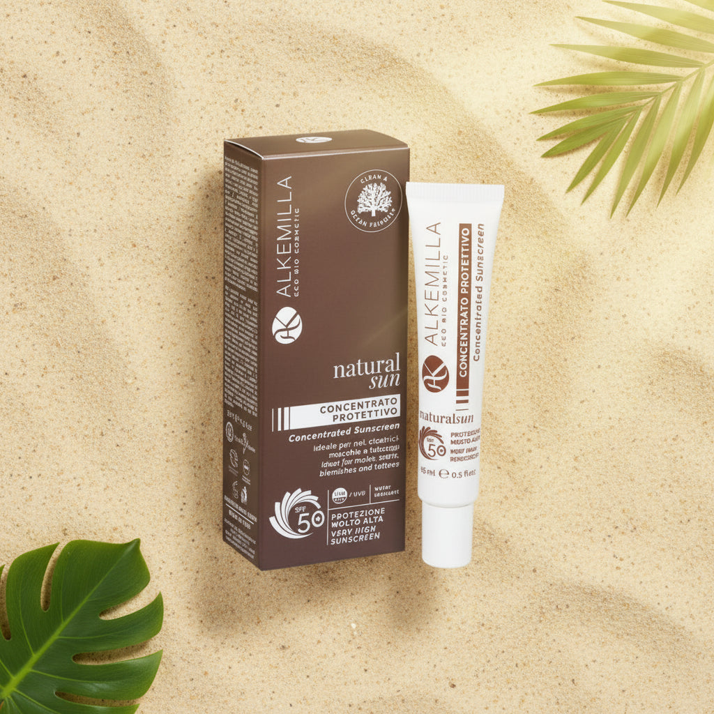 Concentrato Protettivo Nei e Cicatrici SPF 50+ 15ml - Alkemilla - Desideri e Follie