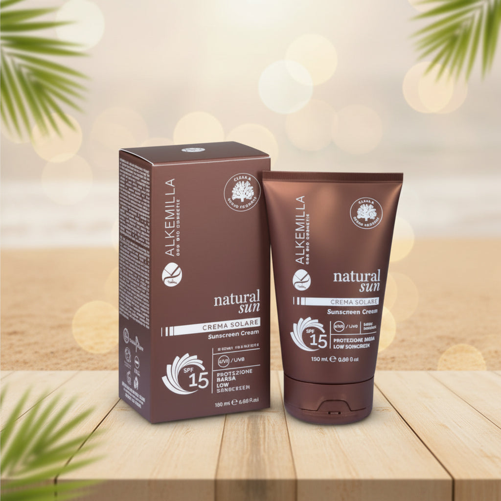 Crema Solare Bassa Protezione SPF 15 - Alkemilla - Desideri e Follie