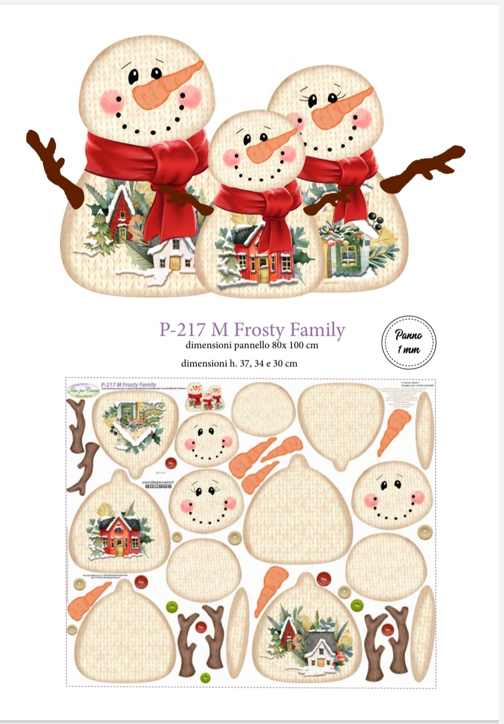 Pannello Frosty Family - P217M - Idee Per Creare
