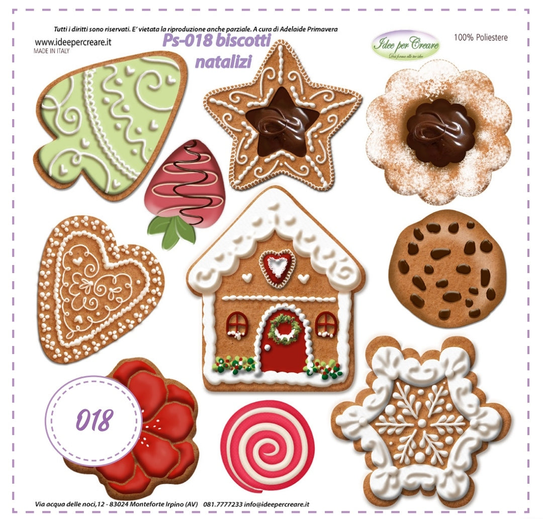 Pannello Biscotti Natalizi PS-018 - Idee per Creare
