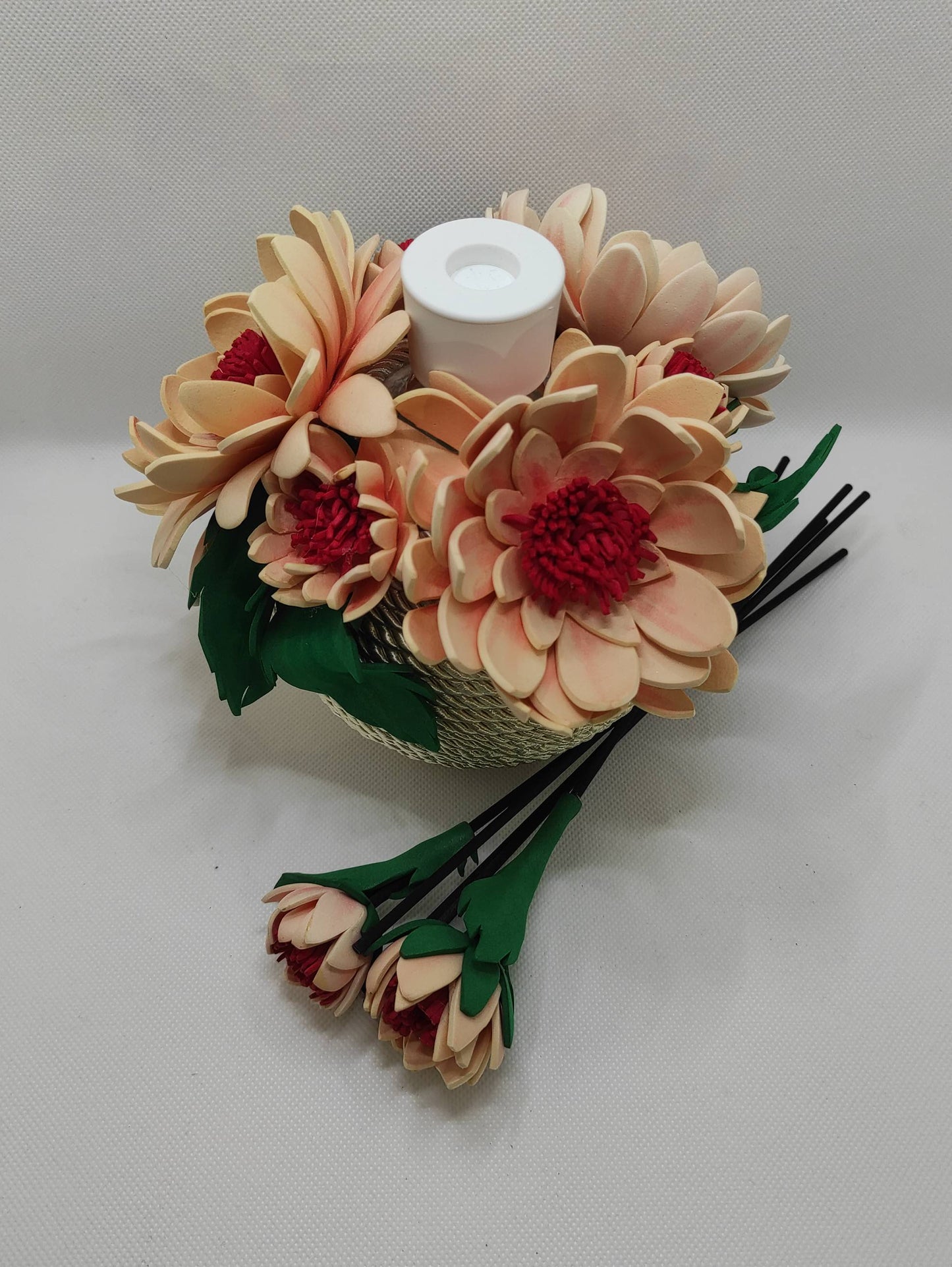 Profumatore ambiente con gomma eva (crepla) Gerbere - HandMade