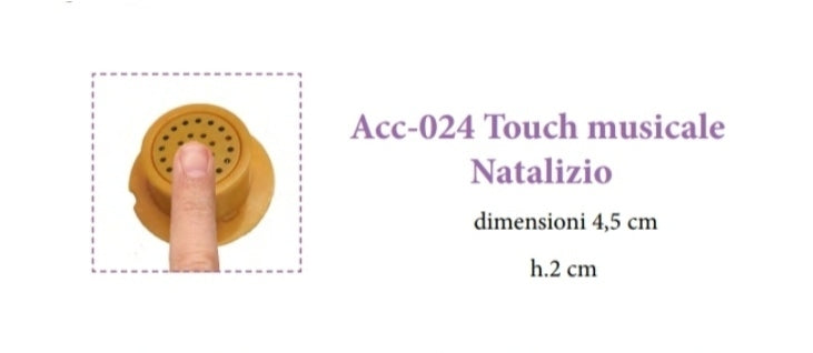 Touch musicale natalizio ACC024 - Idee per Creare