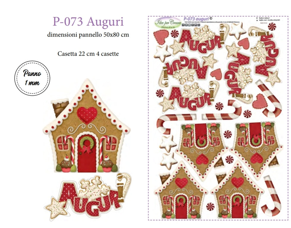 Pannello Auguri P-073 - Idee per Creare
