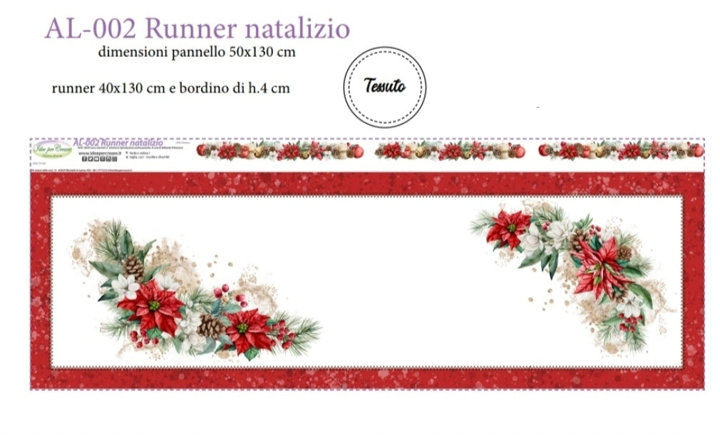 Runner Natalizio 40x130 - AL002 - Idee Per Creare