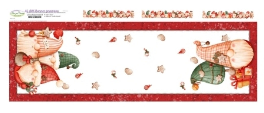 Runner Gnomoso 40x130 - AL006 - Idee Per Creare