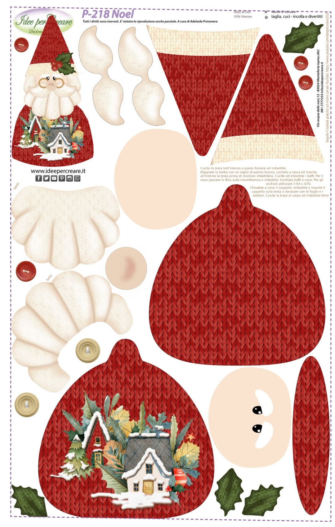 Pannello Noel - P218 - Idee Per Creare