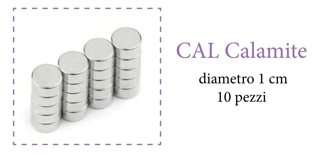 Calamite Argentate 10pz - CAL - Idee Per Creare