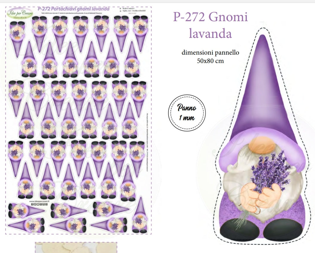 Pannello Portachiavi Gnomi - P272 - Idee Per Creare