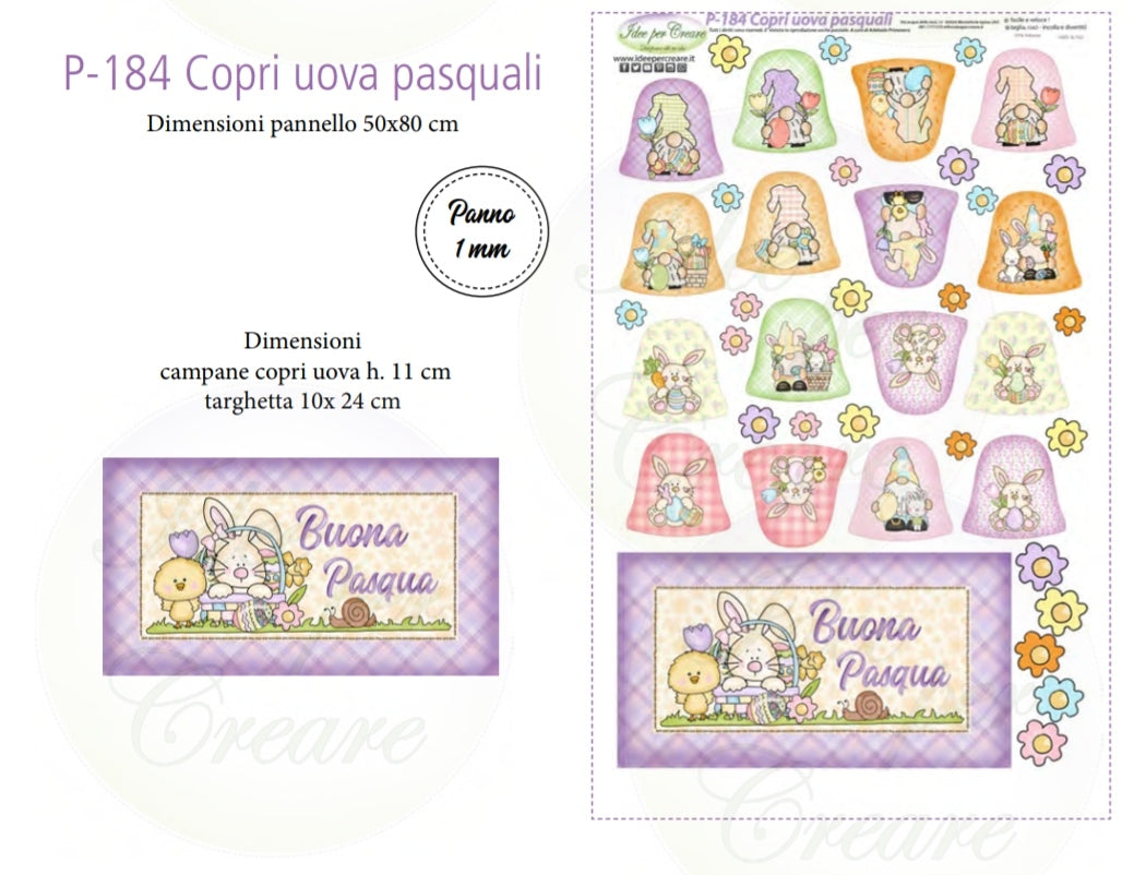 Pannello Copriuova Pasquali - P184 - Idee Per Creare