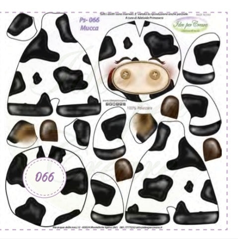 Pannello Mucca PS-066 - Idee per Creare