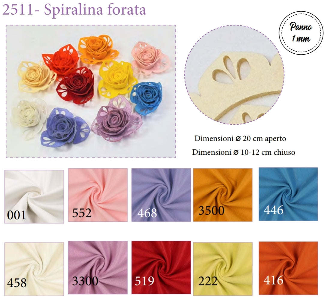 Spiraline forate - 2511 - Idee Per Creare
