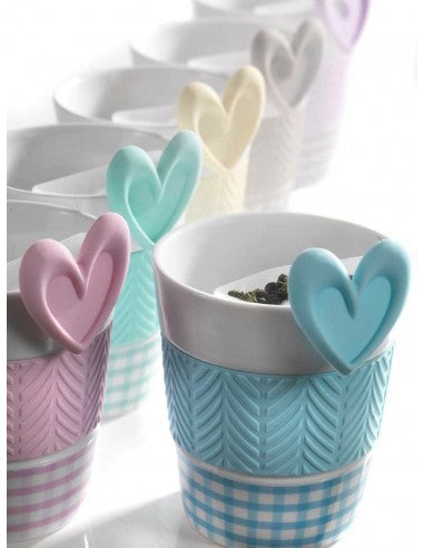 Tazza con infusore colori assortiti