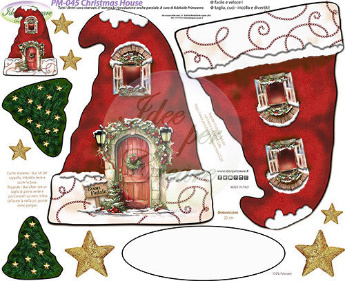 Pannello Christmas House PM045 - Idee per Creare