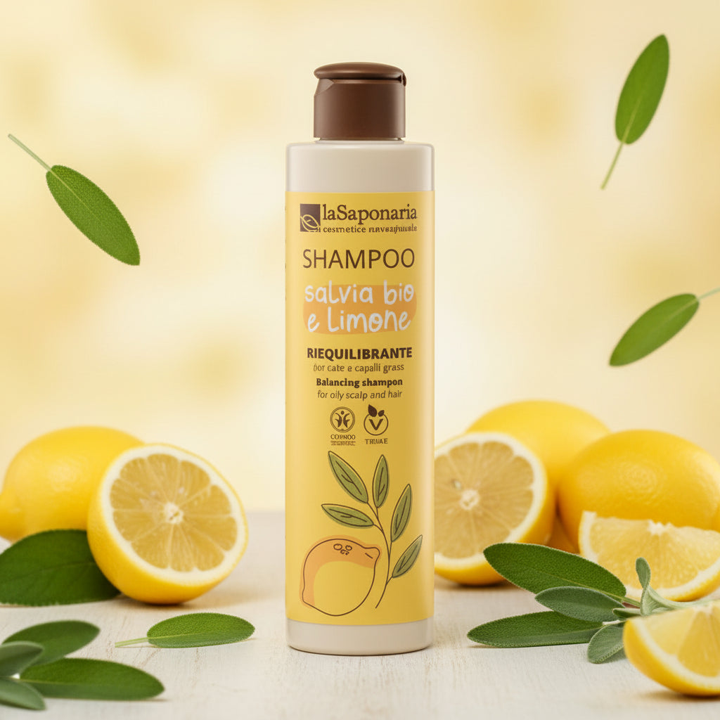 Shampoo Bio Riequilibrante Limone - Desideri e Follie