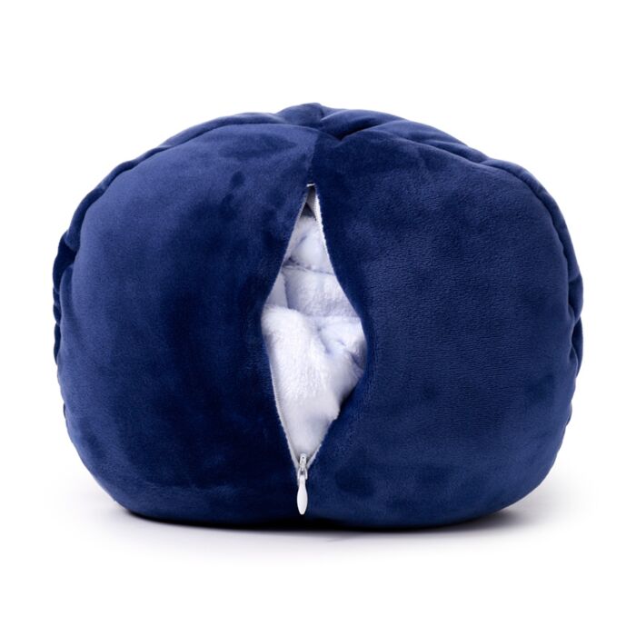 Cuscino di Peluche con Coperta 2 in 1 - Nico, il Pinguino - Blankeazzz