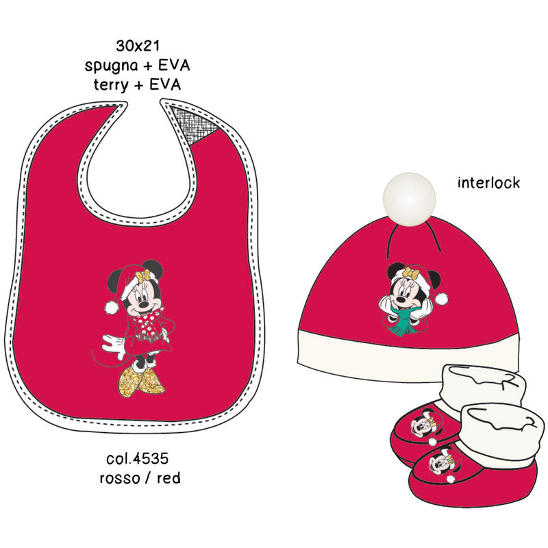 SET REGALO NATALIZIO MINNIE