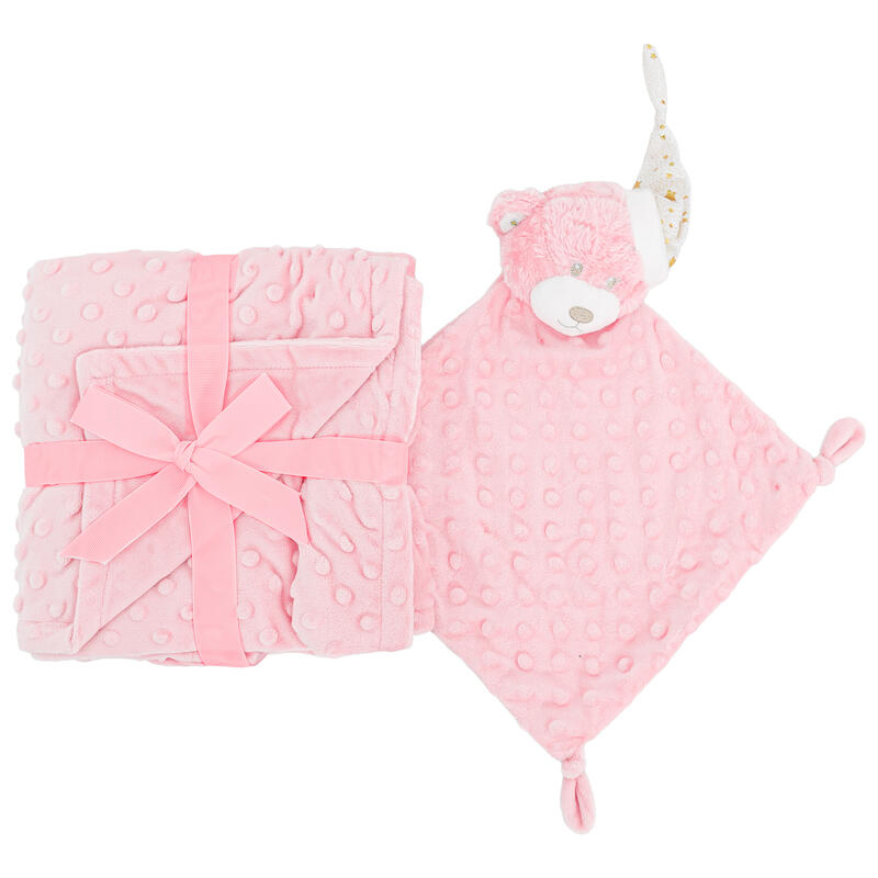 COPERTINA CULLA CORAL POP CON PUPAZZO DOUDOU