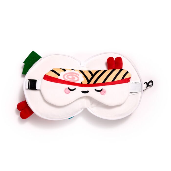 Cuscino da Viaggio con Maschera Relaxeazzz - Nori la Ciotola Ramen - Foodiemals