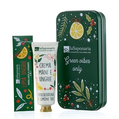 Scrigno - Crema mani Fitocheratina e Limone + Limetta Bosco d'inverno