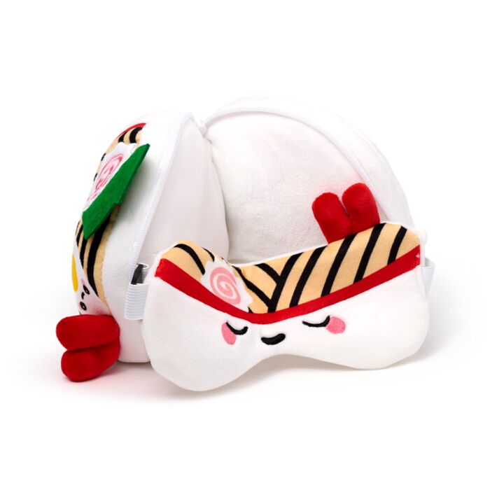 Cuscino da Viaggio con Maschera Relaxeazzz - Nori la Ciotola Ramen - Foodiemals