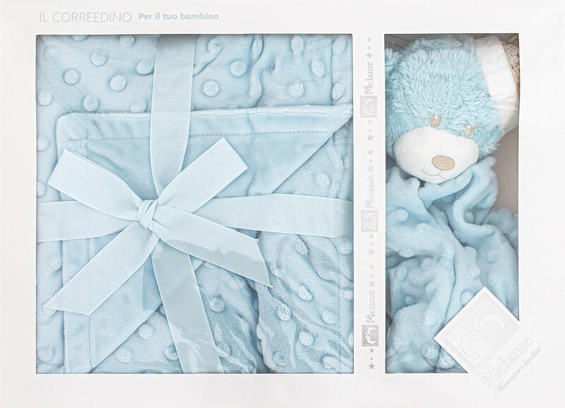 COPERTINA CULLA CORAL POP CON PUPAZZO DOUDOU