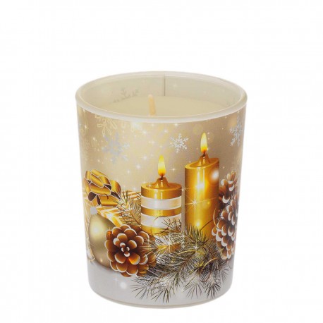 BICCHIERE CON CANDELA