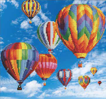 Hot Air Balloons Art - DiamondDotz