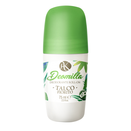 Deomilla Talco Fiorito Bio Deodorante Roll-on 75 ml - Alkemilla - Desideri e Follie