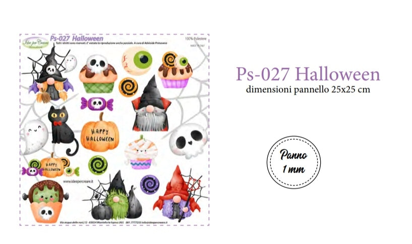 Pannello Gnomi Halloween PS-027 - Idee per Creare