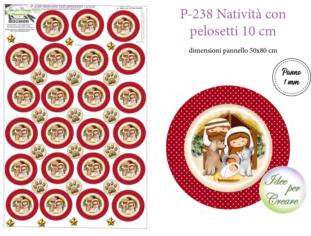 Pannello Natività Pelosetti - P238 - Idee Per Creare
