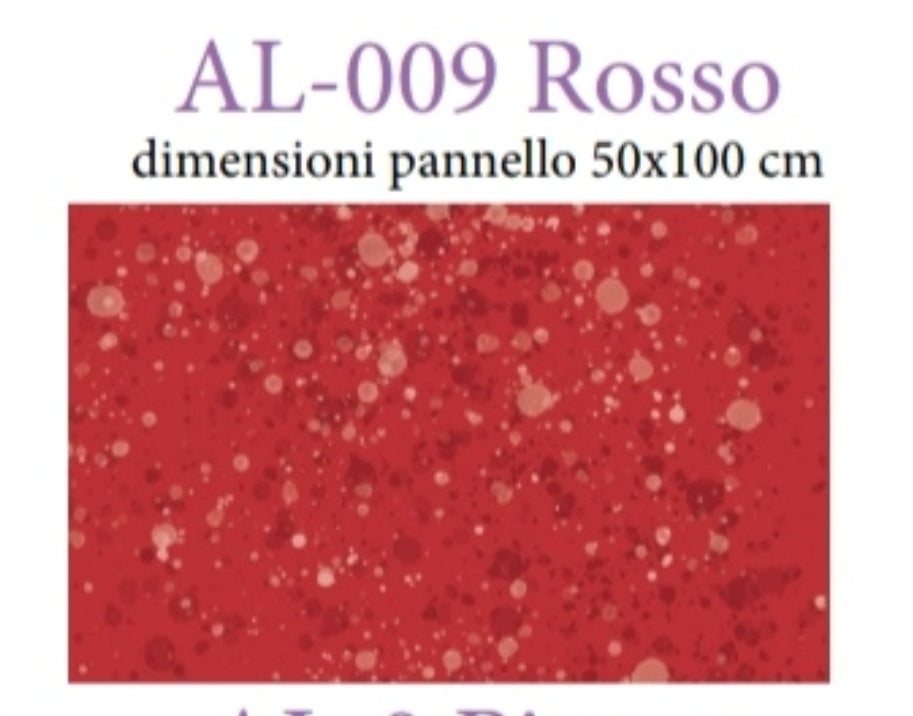 Tessuto Rosso 50x100 - AL009 - Idee Per Creare