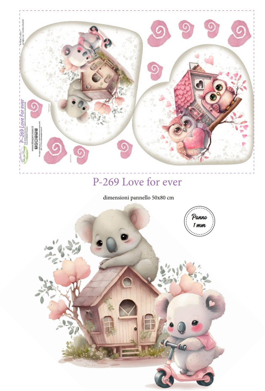 Pannello Love For ever - P269 - Idee Per Creare