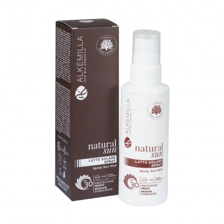 Latte Solare Spray Media Protezione SPF 30 - Alkemilla