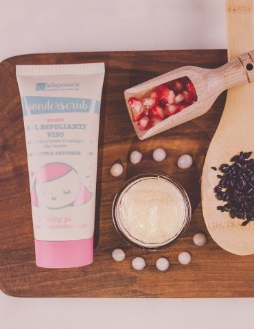 Wonderscrub gel esfoliante viso - La Saponaria