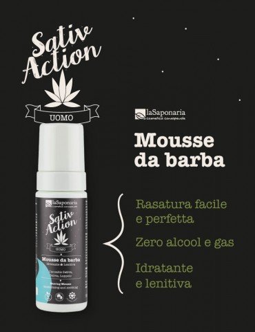 Mousse da barba - La Saponaria