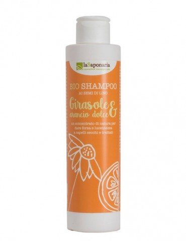 Shampoo girasole e arancio dolce - La Saponaria