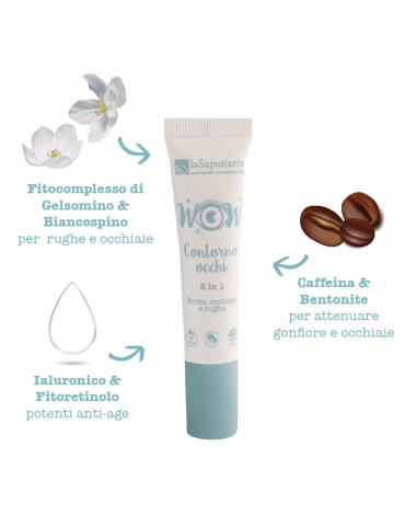 Crema contorno occhi 3 in 1 - La Saponaria